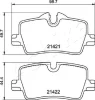 Превью - 51-00-0122 ASHIKA Комплект тормозных колодок, дисковый тормоз (фото 2)