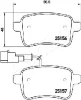 Превью - 51-00-0205 ASHIKA Комплект тормозных колодок, дисковый тормоз (фото 2)