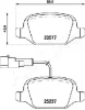 Превью - 51-00-0207 ASHIKA Комплект тормозных колодок, дисковый тормоз (фото 2)