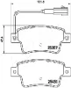 Превью - 51-00-0215 ASHIKA Комплект тормозных колодок, дисковый тормоз (фото 2)