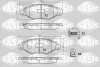 6210002 SASIC Комплект тормозных колодок, дисковый тормоз