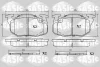 6210013 SASIC Комплект тормозных колодок, дисковый тормоз
