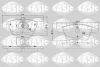 6216151 SASIC Комплект тормозных колодок, дисковый тормоз