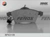 BP43109 FENOX Комплект тормозных колодок, дисковый тормоз