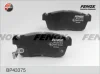 BP43375 FENOX Комплект тормозных колодок, дисковый тормоз