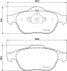 PCP1352 DON Комплект тормозных колодок, дисковый тормоз