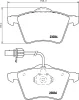 PCP1677 DON Комплект тормозных колодок, дисковый тормоз