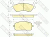 6102349 GIRLING Комплект тормозных колодок, дисковый тормоз