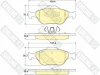 6114192 GIRLING Комплект тормозных колодок, дисковый тормоз