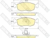 6114432 GIRLING Комплект тормозных колодок, дисковый тормоз