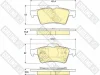 6114692 GIRLING Комплект тормозных колодок, дисковый тормоз