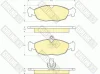 6115692 GIRLING Комплект тормозных колодок, дисковый тормоз