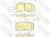 6132669 GIRLING Комплект тормозных колодок, дисковый тормоз