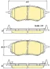 6133729 GIRLING Комплект тормозных колодок, дисковый тормоз