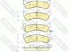 6140415 GIRLING Комплект тормозных колодок, дисковый тормоз