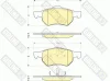 6141282 GIRLING Комплект тормозных колодок, дисковый тормоз