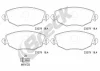 23279 00 701 10 BRECK Комплект тормозных колодок, дисковый тормоз