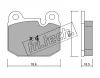 029.0 FRI.TECH. Комплект тормозных колодок, дисковый тормоз