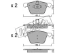 615.1 FRI.TECH. Комплект тормозных колодок, дисковый тормоз