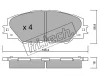 764.0 FRI.TECH. Комплект тормозных колодок, дисковый тормоз