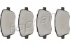 114 348 TOPRAN Комплект тормозных колодок, дисковый тормоз