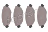 301 958 TOPRAN Комплект тормозных колодок, дисковый тормоз
