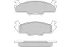 12-0166 E.T.F. Комплект тормозных колодок, дисковый тормоз