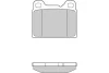 12-0383 E.T.F. Комплект тормозных колодок, дисковый тормоз
