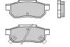 12-0396 E.T.F. Комплект тормозных колодок, дисковый тормоз