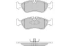 12-0417 E.T.F. Комплект тормозных колодок, дисковый тормоз