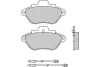12-0430 E.T.F. Комплект тормозных колодок, дисковый тормоз