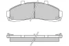 12-0829 E.T.F. Комплект тормозных колодок, дисковый тормоз