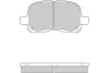 12-0859 E.T.F. Комплект тормозных колодок, дисковый тормоз