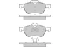 12-0995 E.T.F. Комплект тормозных колодок, дисковый тормоз