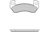 12-1003 E.T.F. Комплект тормозных колодок, дисковый тормоз