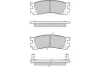 12-1045 E.T.F. Комплект тормозных колодок, дисковый тормоз