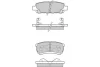 12-1106 E.T.F. Комплект тормозных колодок, дисковый тормоз
