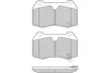 12-1165 E.T.F. Комплект тормозных колодок, дисковый тормоз