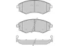12-1202 E.T.F. Комплект тормозных колодок, дисковый тормоз