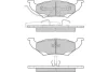 12-1223 E.T.F. Комплект тормозных колодок, дисковый тормоз