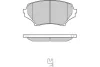 12-1260 E.T.F. Комплект тормозных колодок, дисковый тормоз