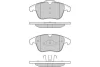12-1297 E.T.F. Комплект тормозных колодок, дисковый тормоз