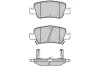 12-1341 E.T.F. Комплект тормозных колодок, дисковый тормоз