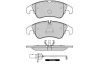 12-1347 E.T.F. Комплект тормозных колодок, дисковый тормоз