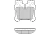 12-1463 E.T.F. Комплект тормозных колодок, дисковый тормоз