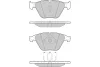 12-1500 E.T.F. Комплект тормозных колодок, дисковый тормоз