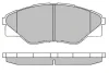 12-1647 E.T.F. Комплект тормозных колодок, дисковый тормоз