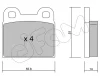 822-002-0 CIFAM Комплект тормозных колодок, дисковый тормоз