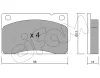 822-006-0 CIFAM Комплект тормозных колодок, дисковый тормоз