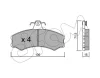 822-031-1 CIFAM Комплект тормозных колодок, дисковый тормоз